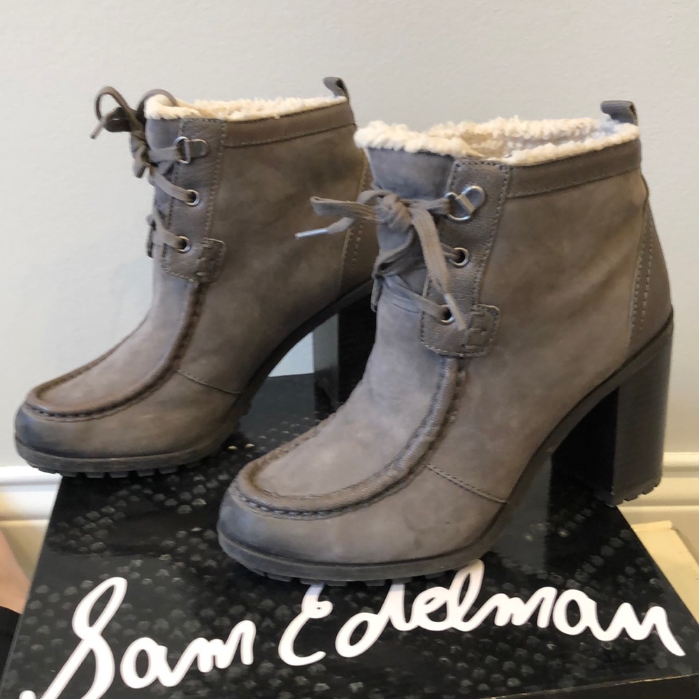 Sam Edelman Madge boots grey leather